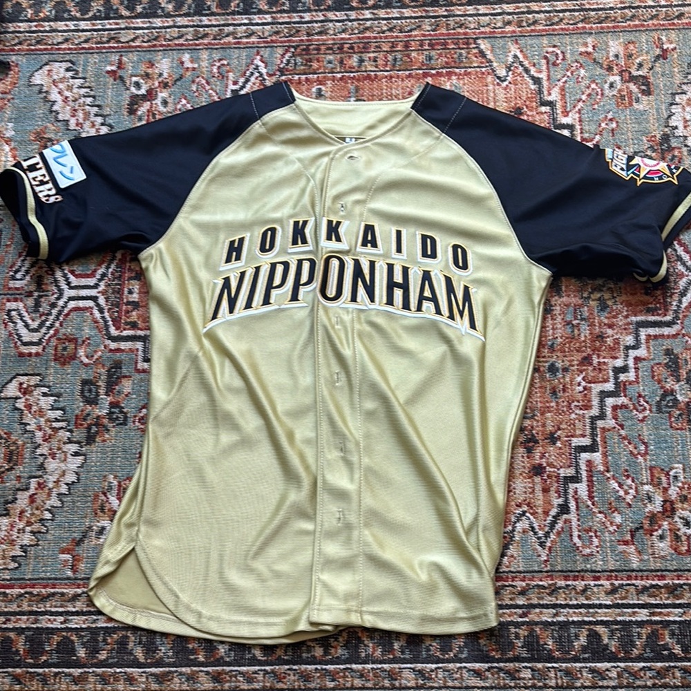 Hokkaido Nipponham Shohei Ohtani Baseball Jersey
